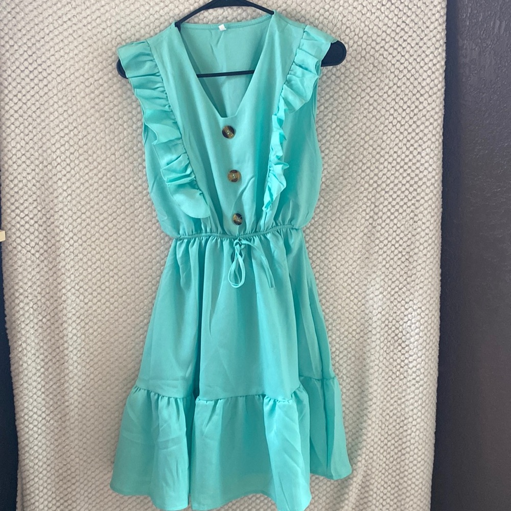 Ruffle Tie Dress